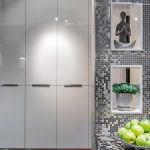 A tiny kitchen that cleverly fits storage and appliances