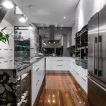 A tiny kitchen that cleverly fits storage and appliances