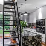 A tiny kitchen that cleverly fits storage and appliances