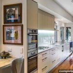 A contemporary kitchen with a unique design from Designer Kitchens