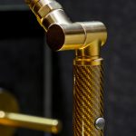 Black and gold luxury bathroom