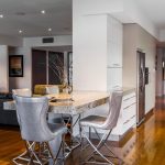 Functionality meets designer appeal in this contemporary kitchen