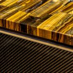 Black and gold luxury bathroom