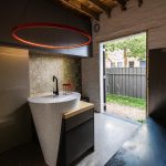 This smaller kitchen expertly makes use of the space
