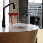 An unusual kitchen sink design