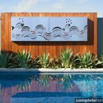 Laser cut metal art: the perfect touch to any outdoor area