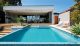 A modern pool design from Neptune Pools and Spas.