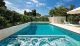 A modern family friendly pool and spa design from Award Pools and Spas.