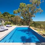 A modern pool design from Aquarius Pools.