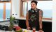 Guy Sebastian in his kitchen