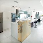 Modern kitchen with an open-plan design