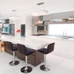 Modern kitchen with an open-plan design