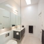 Light, minimalist and contemporary bathroom design