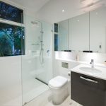 Light, minimalist and contemporary bathroom design