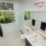 Light, minimalist and contemporary bathroom design