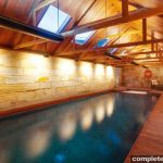 A unique indoor lap pool from Sunrise Pools.