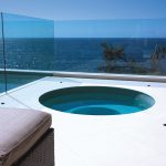 saltwater pool surround with deep-penetrating sealer