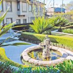 Formal outdoor entertaining area