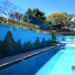 Outdoor project: stunning glass bridge