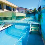 Outdoor project: stunning glass bridge