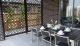 tombo designs metal privacy screen within an entertaining area