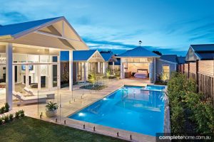 entertaining area poolside bayon