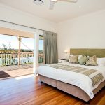 Cornwallis House 19  Interior of the river view bedroom