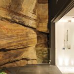 This award-winning bathroom design reflects the cutting-edge architect-designed home