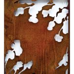 Corner Leaves - oxidised panel with folded returns