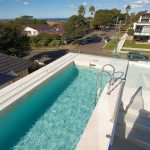 Rooftop lap pool with spectacular views