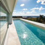 Rooftop lap pool with spectacular views