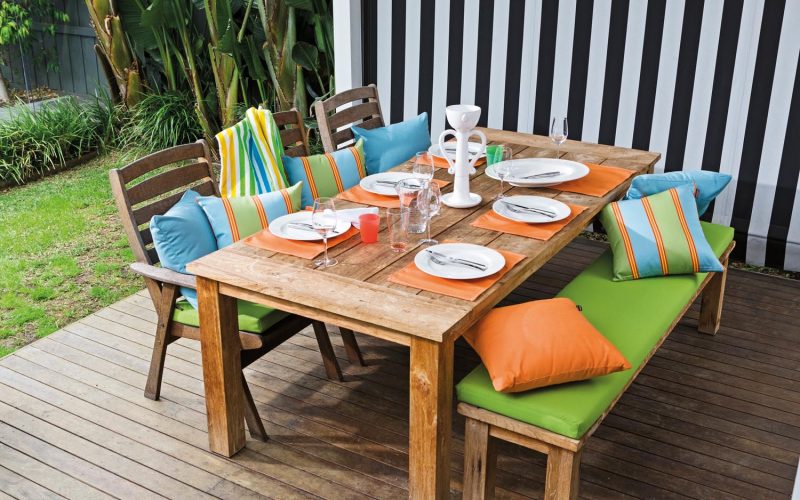 Complete your alfresco living space with long-lasting weatherproof outdoor cushions