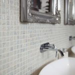 Glitz and glamour in a bathroom design