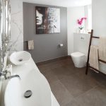 Glitz and glamour in a bathroom design