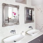 Glitz and glamour in a bathroom design