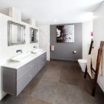 Glitz and glamour in a bathroom design