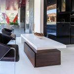 Slick and futuristic kitchen design