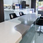 Slick and futuristic kitchen design