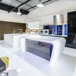 Slick and futuristic kitchen design