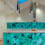 Vibrant, dramatic kitchen design