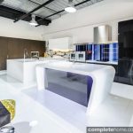 Slick and futuristic kitchen design