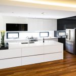 Black and White, Glossy, Kitchen