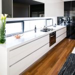 Black and White, Glossy, Kitchen