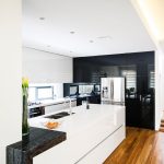Black and White, Glossy, Kitchen