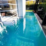 A contemporary pool design