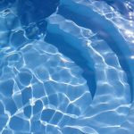 Swimming Pool Steps Abstract