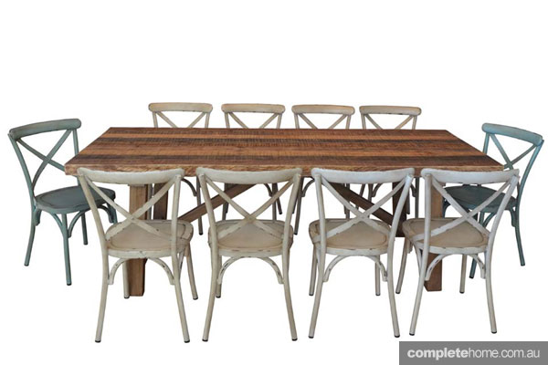 industrial outdoor dining