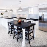 With a hidden pantry and timeless black and white colour scheme, this Wonderful Kitchens design is sublime