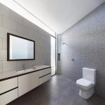 Simple, clean and stylishdescribe this bathroom
