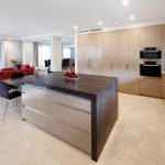 Functional kitchen with hidden laundry